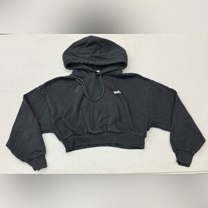 Levi's Black Cropped Hoodie - Size S